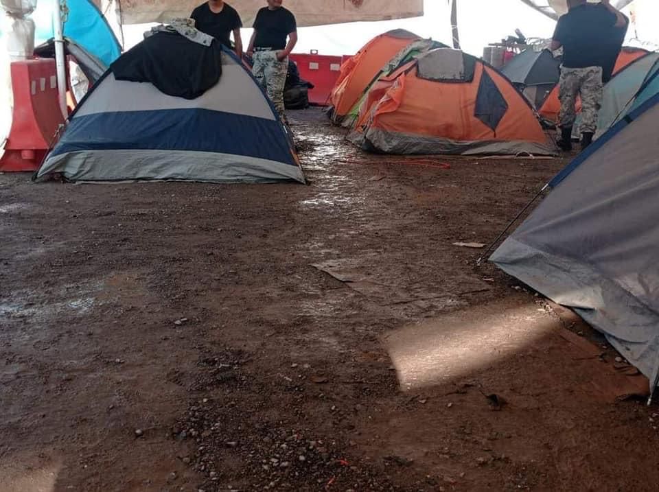 Guardia Nacional: Impiden toma de casetas… pero viven en condiciones deplorables
