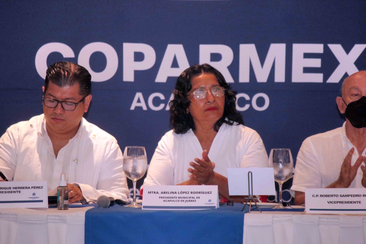 Recibí un Acapulco «colapsado» pero juntos podemos levantarlo: Abelina a Comparmex