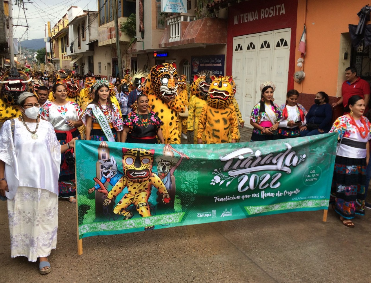 Gobierno de Chilapa anuncia con recorrido la festividad tradicional de la #Tigrada2022