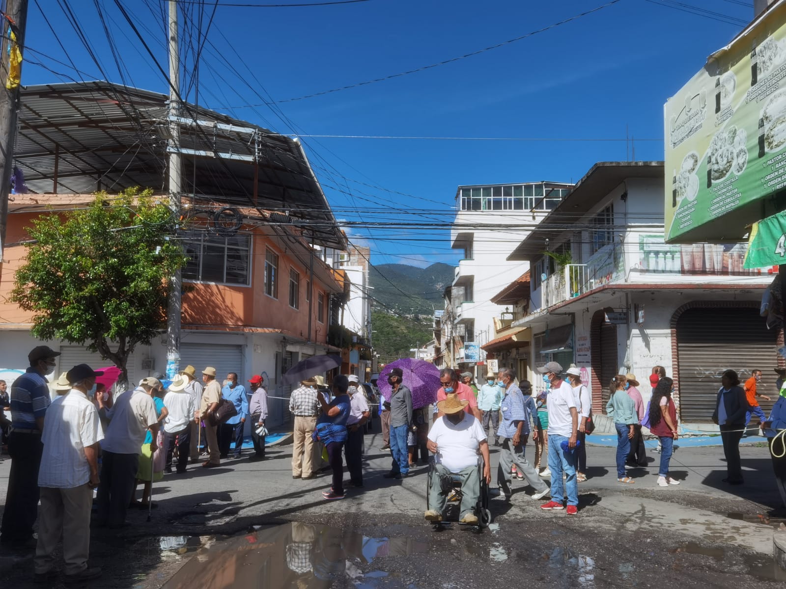 Encabeza regidor de Morena bloqueo al centro de Chilpancingo