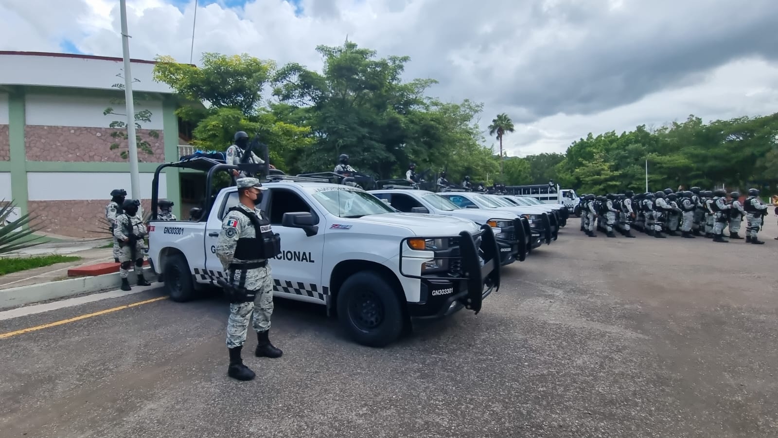 Llegan 500 agentes de la Guardia Nacional a Chilpancingo