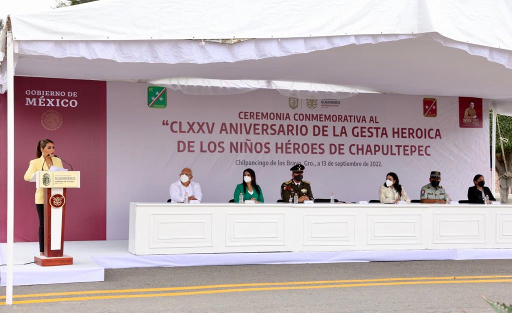 Reconoce Evelyn Salgado a las fuerzas armadas su compromiso, lealtad y solidaridad con Guerrero