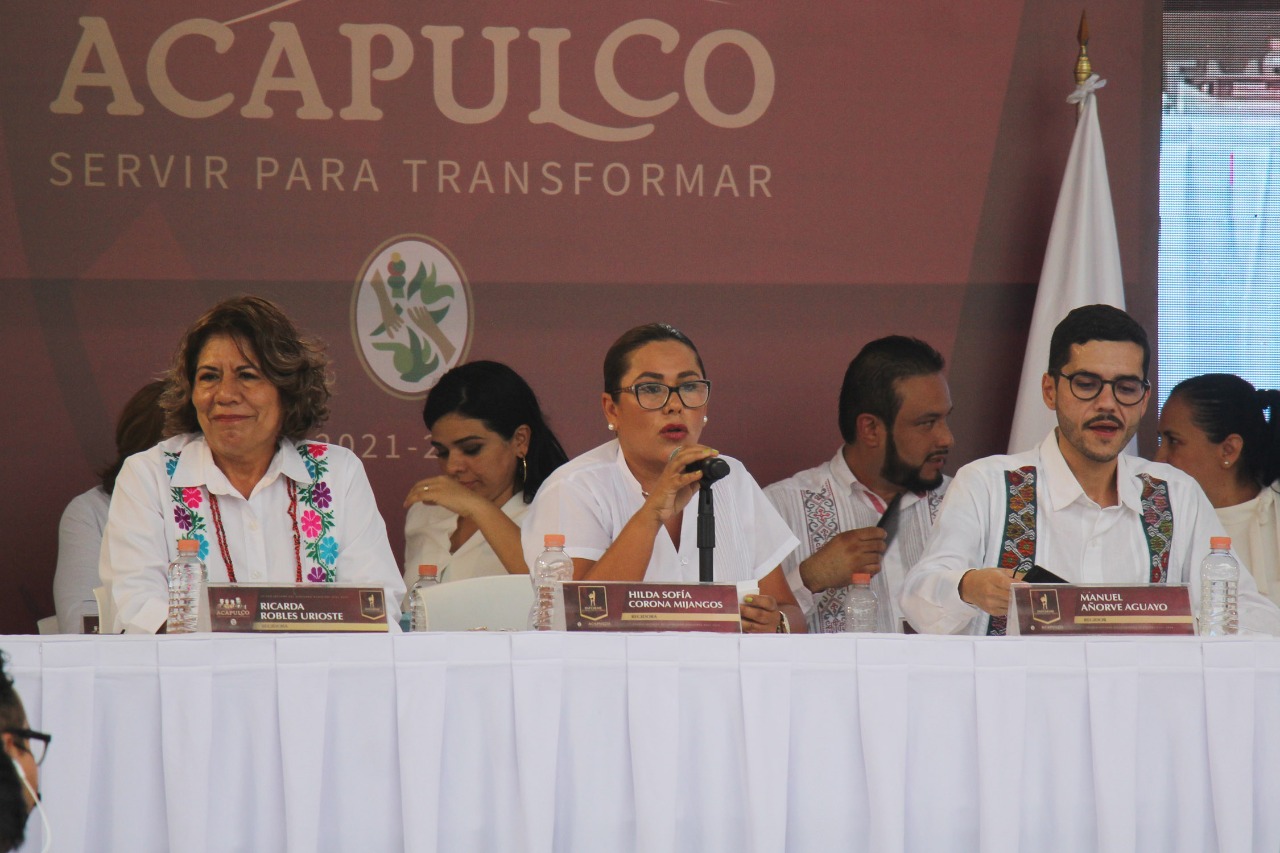 Reconocen regidores el esfuerzo de Abelina López para sanear Acapulco
