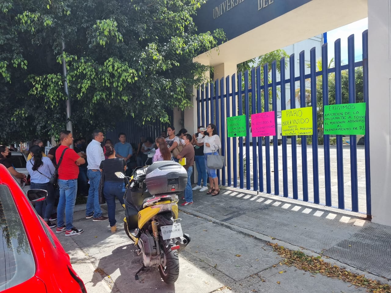 Nueva protesta en la Secretaría de Educación Guerrero