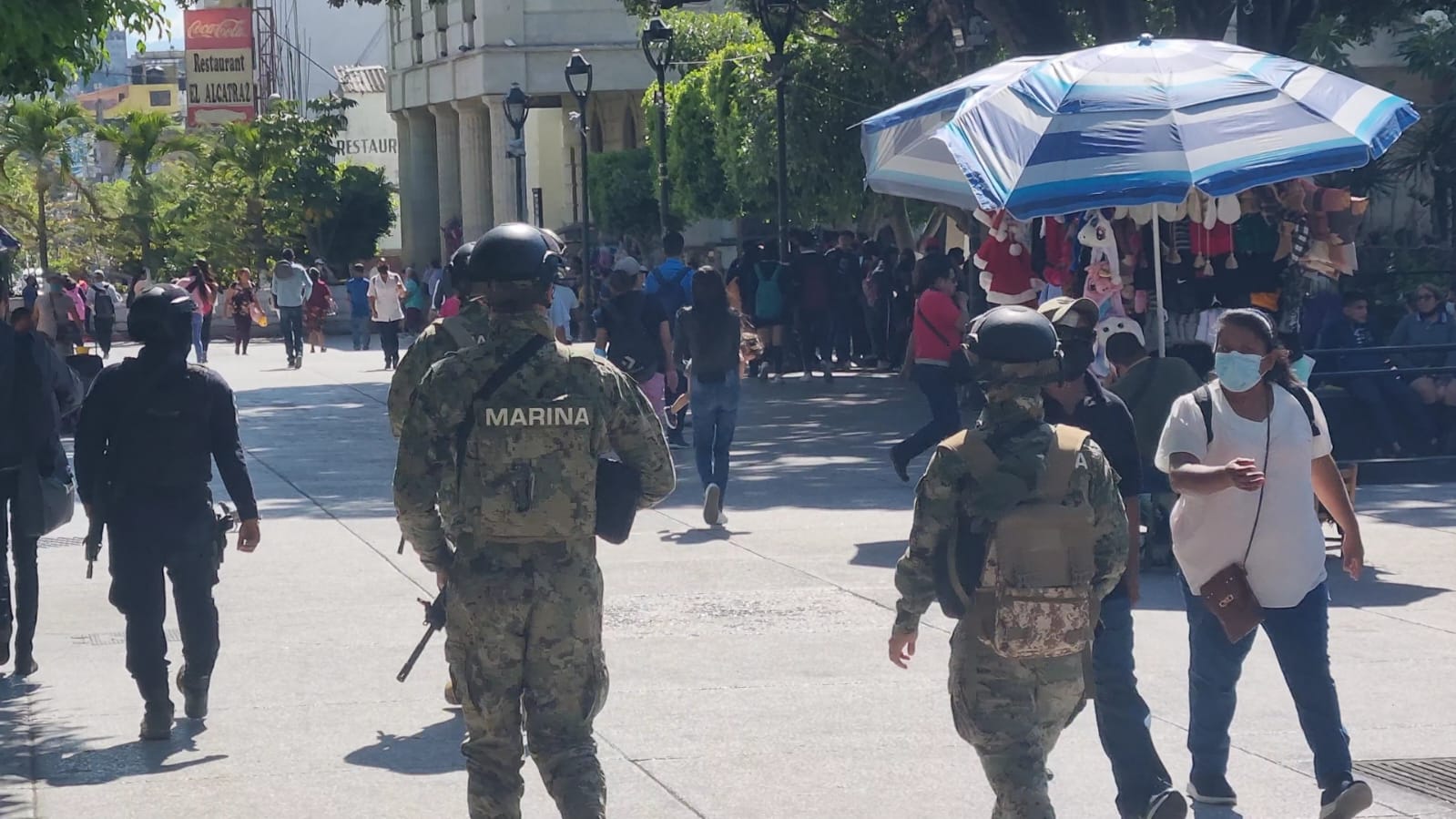 Elementos de la Marina se suman a patrullajes en Chilpancingo