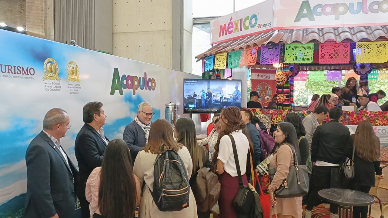 Logra Acapulco más de 200 citas de negocios en feria turística en Bogotá, Colombia