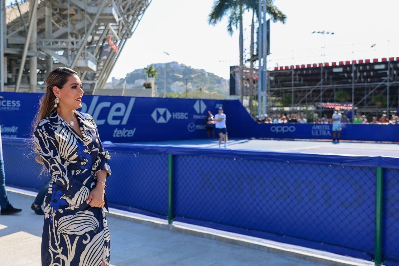 Reconocen Abierto de Tenis y Mundo Imperial impulso y apoyo de Evelyn Salgado a turismo e inversión