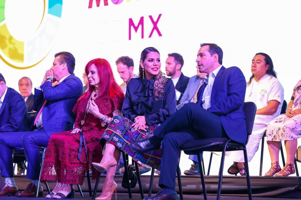 Asiste Evelyn Salgado a la inauguración del 47 Tianguis Turístico en la CDMX
