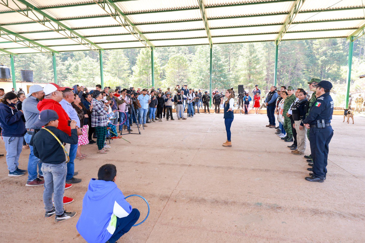 Va Evelyn Salgado a El Durazno, en la Sierra: «este lugar tiene que ser de pacificación y trabajo»