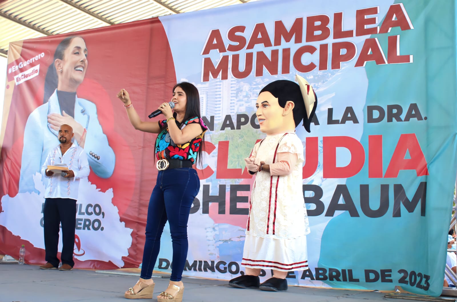 Queremos presidenta de México, señala Yoloczin Domínguez en asamblea #EsClaudia en Acapulco