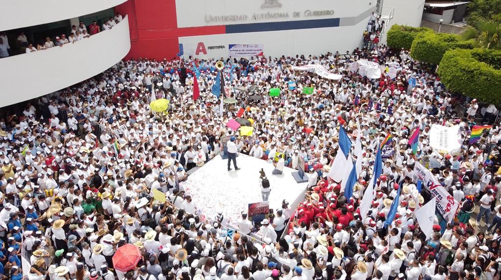 Con 20 mil universitarios, se registra Saldaña como candidato a rector de la UAGro 2023-27