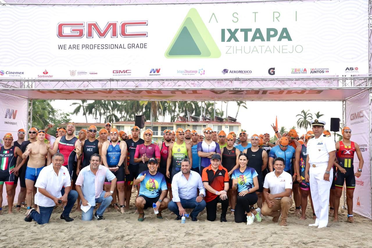 El Triatlón AsTri Ixtapa logró la participación de mil 800 atletas nacionales e internacionales
