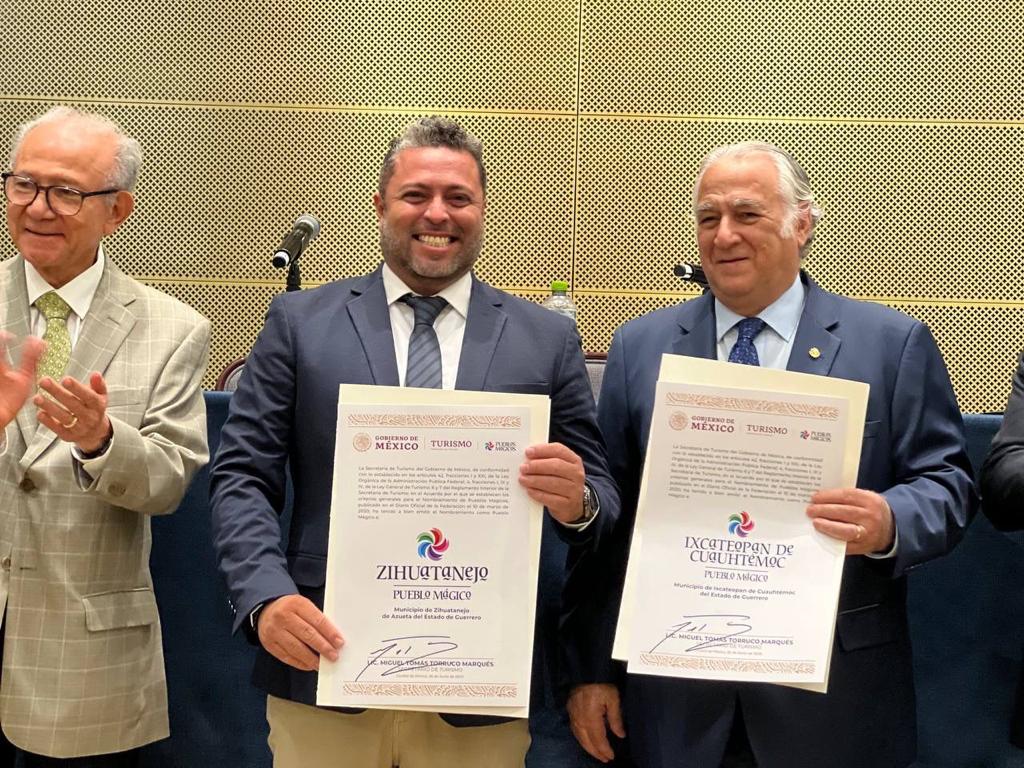 Nombra Turismo a Ixcateopan y Zihuatanejo como Pueblos Mágicos
