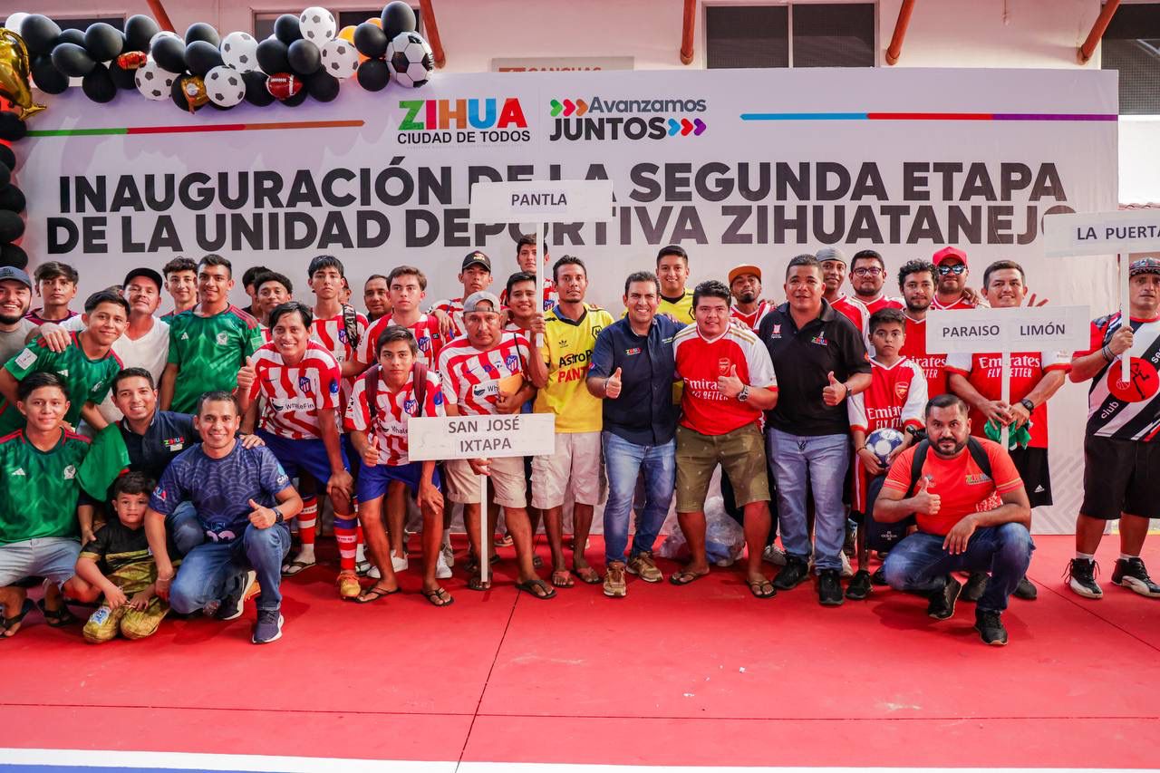 Inaugura Jorge Sánchez segunda etapa de construcción de la Unidad Deportiva Municipal