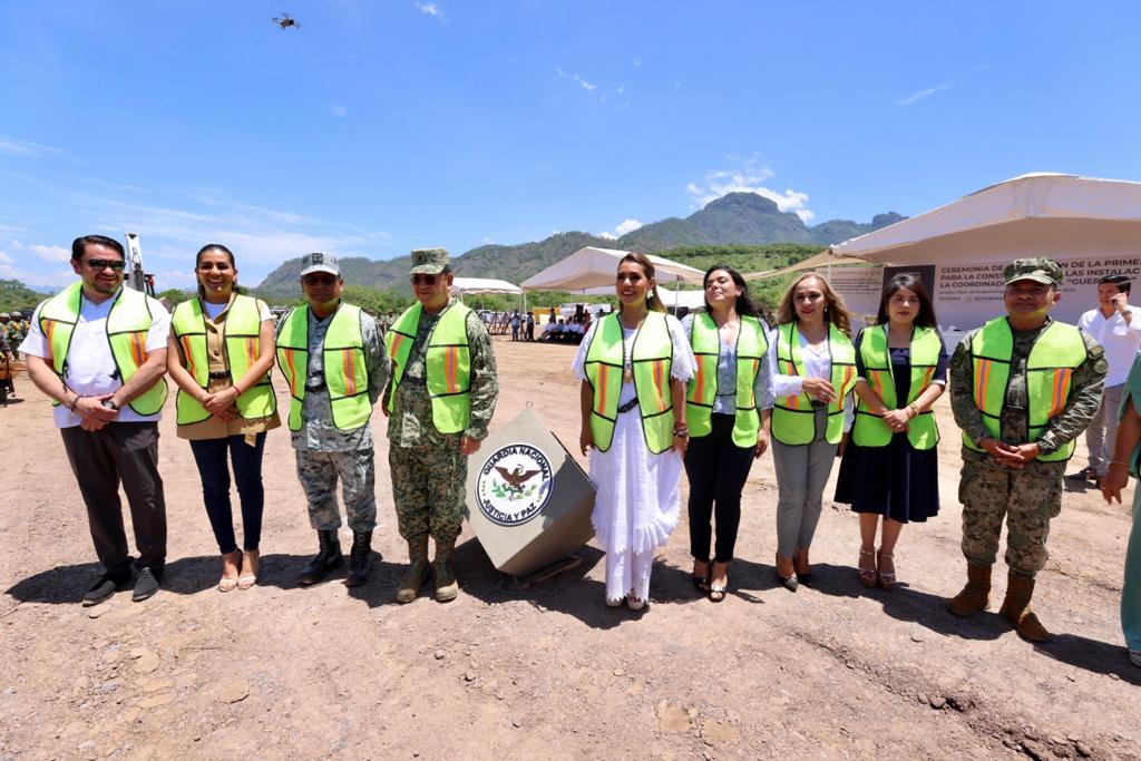Encabeza Evelyn Salgado inicio de la construcción del cuartel estatal de la Guardia Nacional
