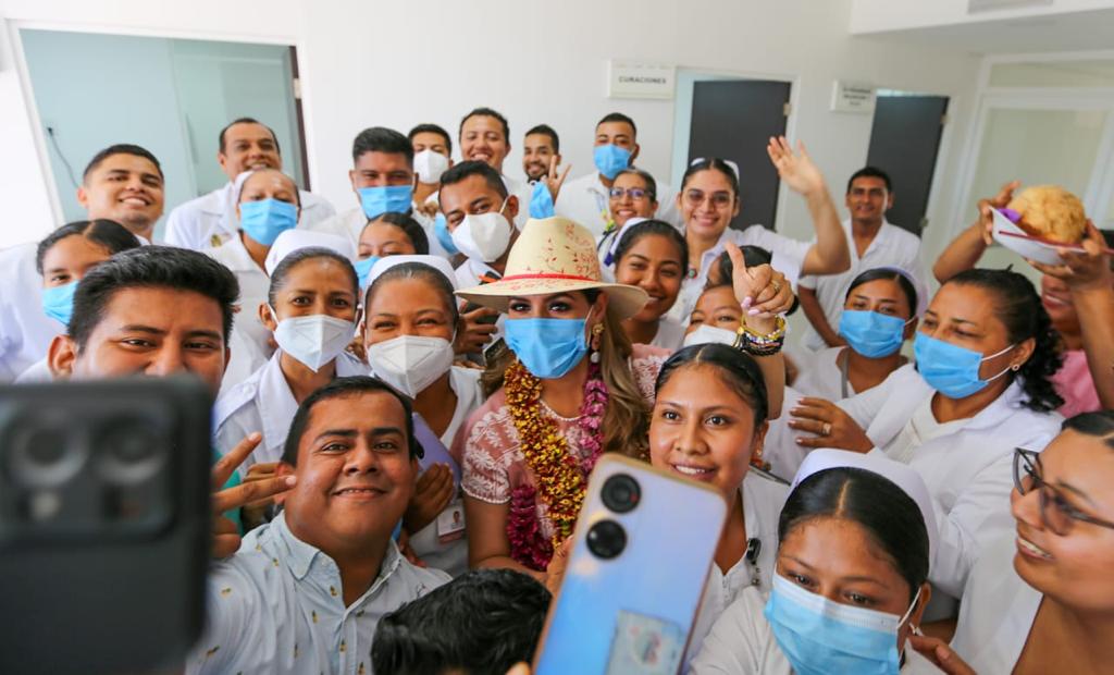 Inaugura Evelyn Salgado Pineda el Centro de Salud con Servicios Ampliados de Marquelia