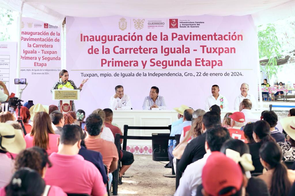 Será 2024 «el año de las obras», anuncia Evelyn Salgado