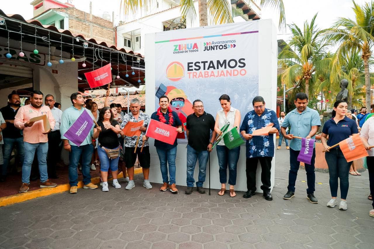 Arrancan en Zihua obras para fortalecer categoría de Pueblo Mágico