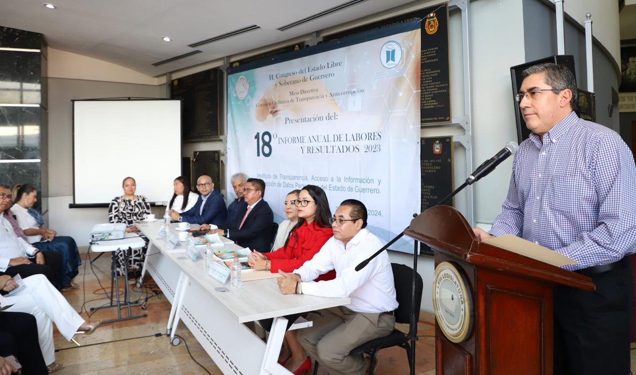 Transparencia y rendición de cuentas, fundamentales para la democracia: Congreso ante informe del ITAIGro