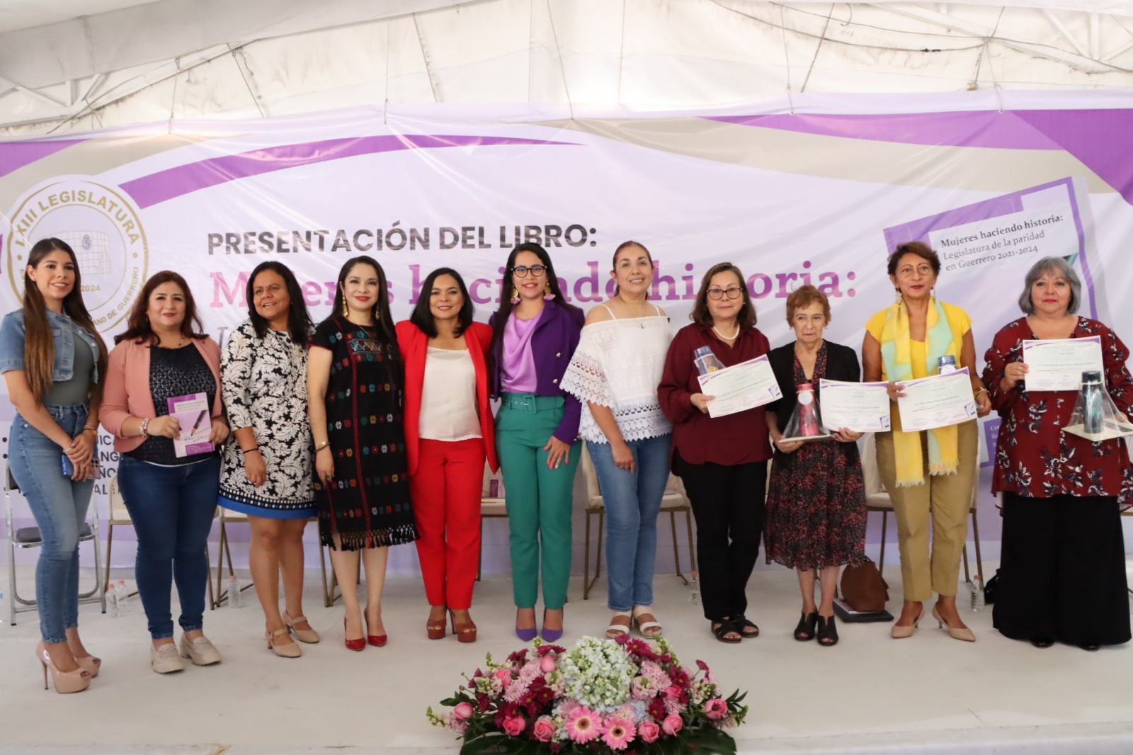 Presentan en Congreso el libro «Mujeres Haciendo Historia: Legislatura de la Paridad en Guerrero 2021-24»