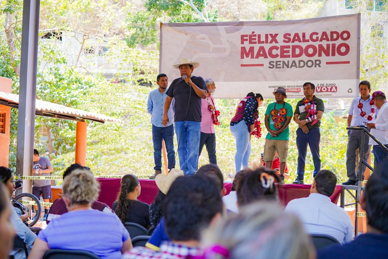 Morena ganará el próximo 2 de junio a pesar de las dádivas, destaca Félix Salgado