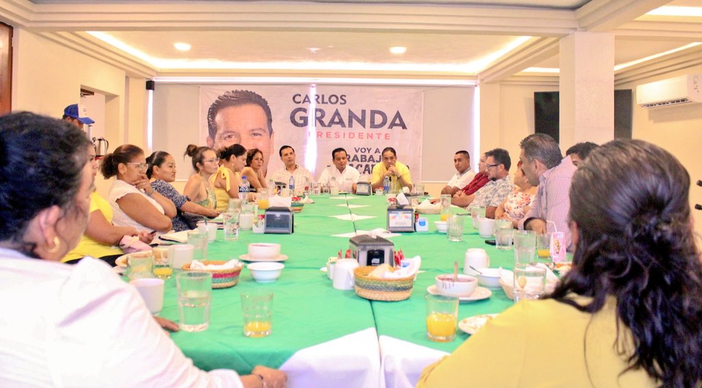Exregidores del PT, PAN, PVEM, PRD, PRI y MC se suman a Carlos Granda en Acapulco