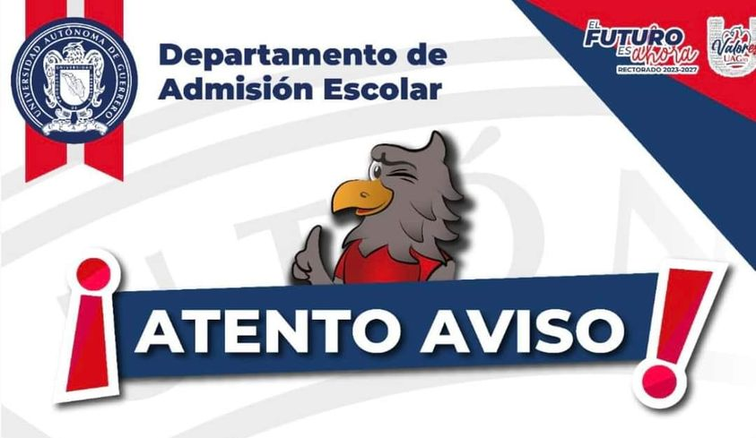Abre la UAGro el sistema para aspirantes a nivel preparatoria