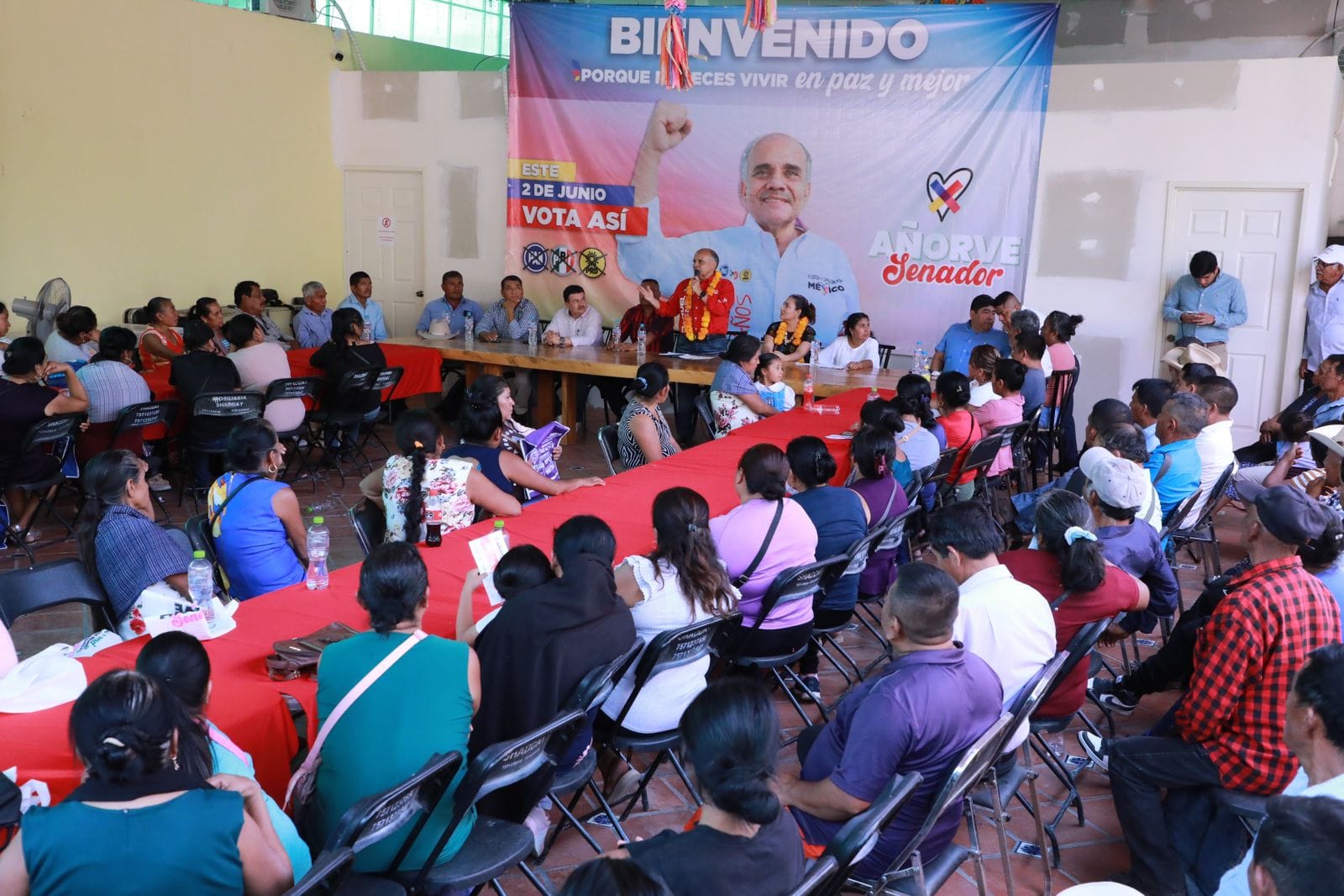 Revisan Añorve y candidatos y líderes de Tlapa, Xalpatláhuac, Metlatónoc y Cochoapa trabajo electoral