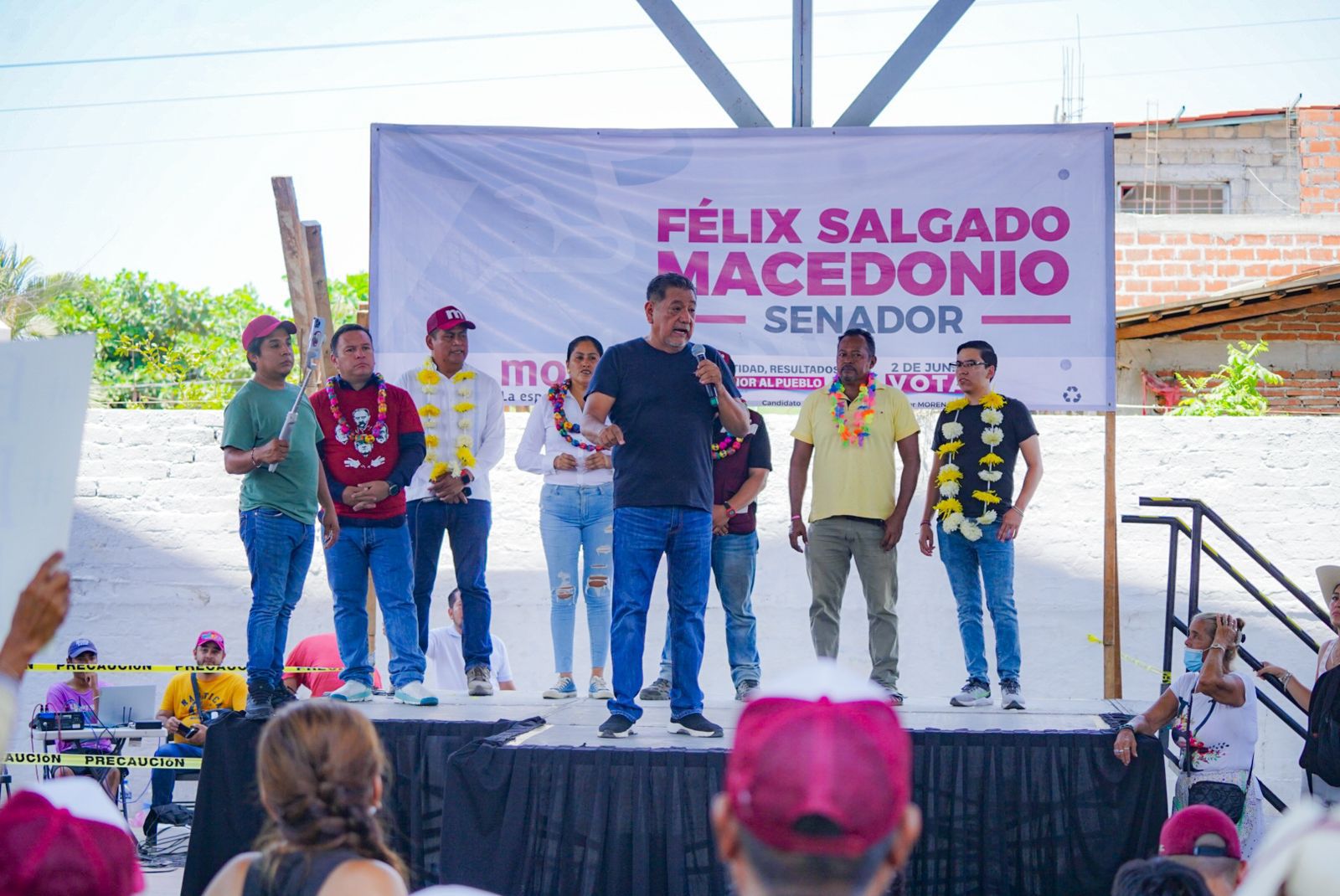 Llama Félix Salgado a la unidad y el respeto entre candidatos y militantes de Morena-PT y PVEM