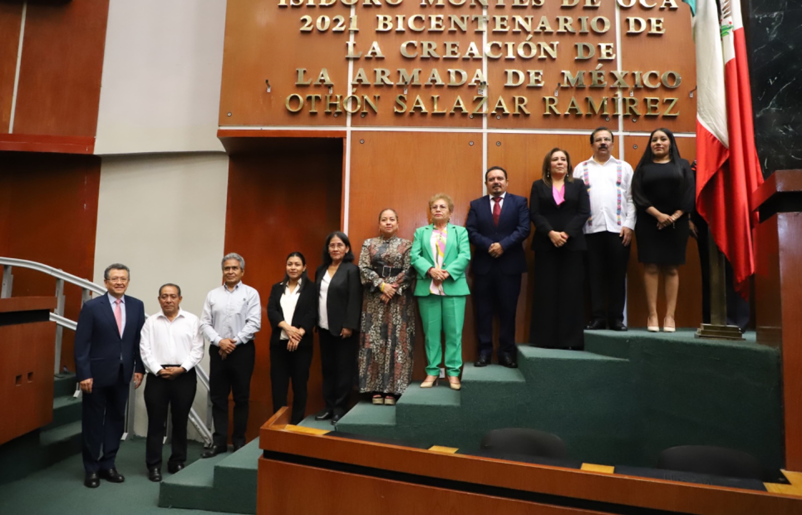 Inscriben a Othón Salazar Ramírez en el muro de honor del Congreso del Estado