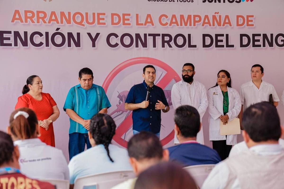 Encabeza Jorge Sánchez arranque de nueva campaña contra el dengue en Zihuatanejo