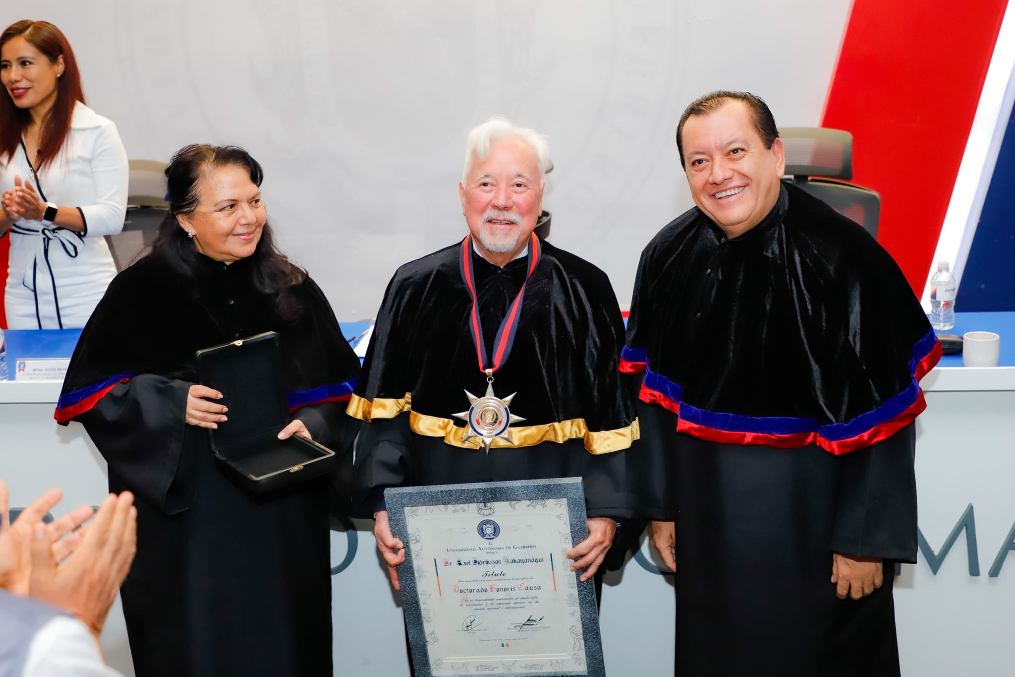Entrega UAGro Doctorado Honoris Causa al Dr. Axel Didriksson