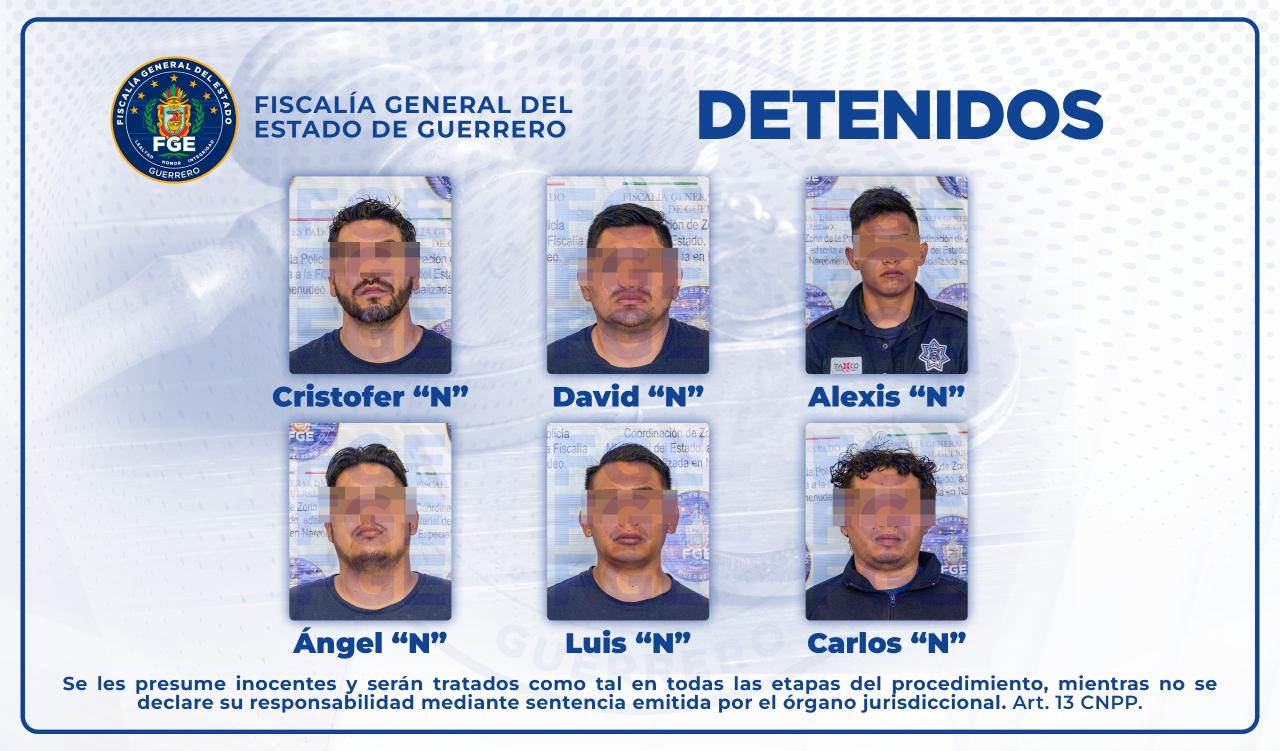 Detienen a 6 policías de Taxco por desaparición forzada