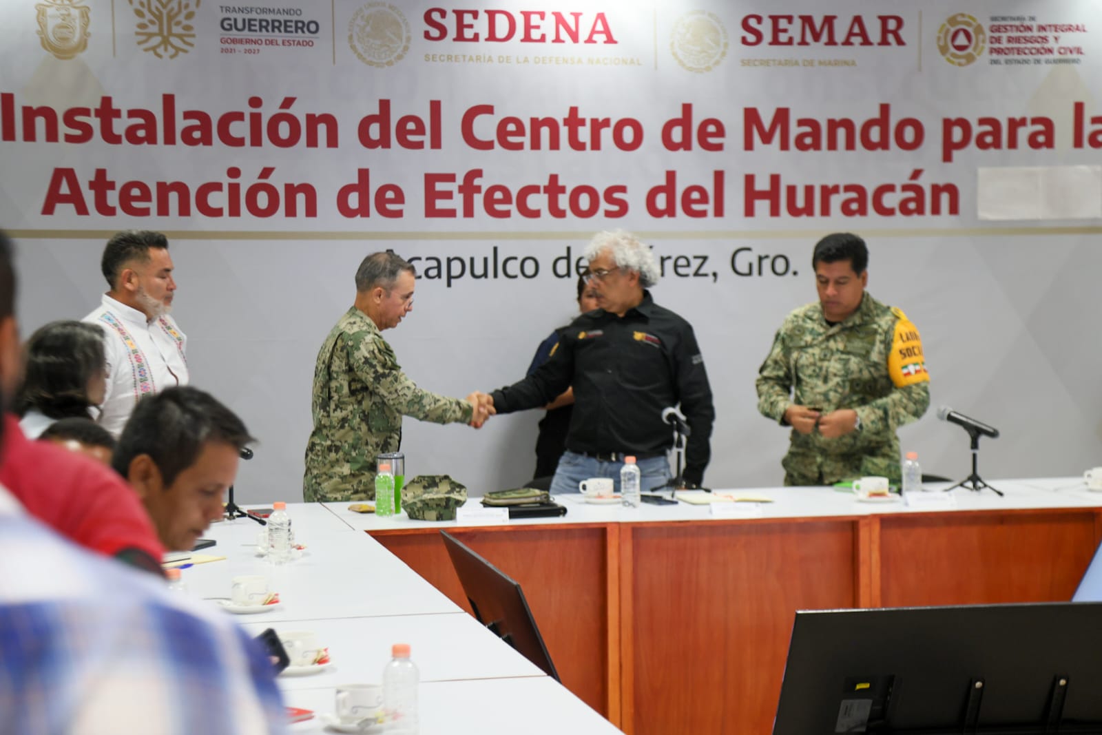 Instruye Evelyn Salgado activación de Centro de Mando ante intensas lluvias