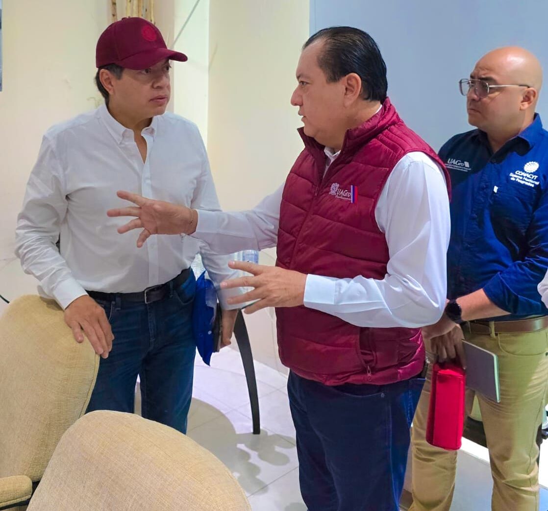 Acuerdan Mario Delgado y Javier Saldaña ayuda de la UAGro en diagnóstico de escuelas dañadas