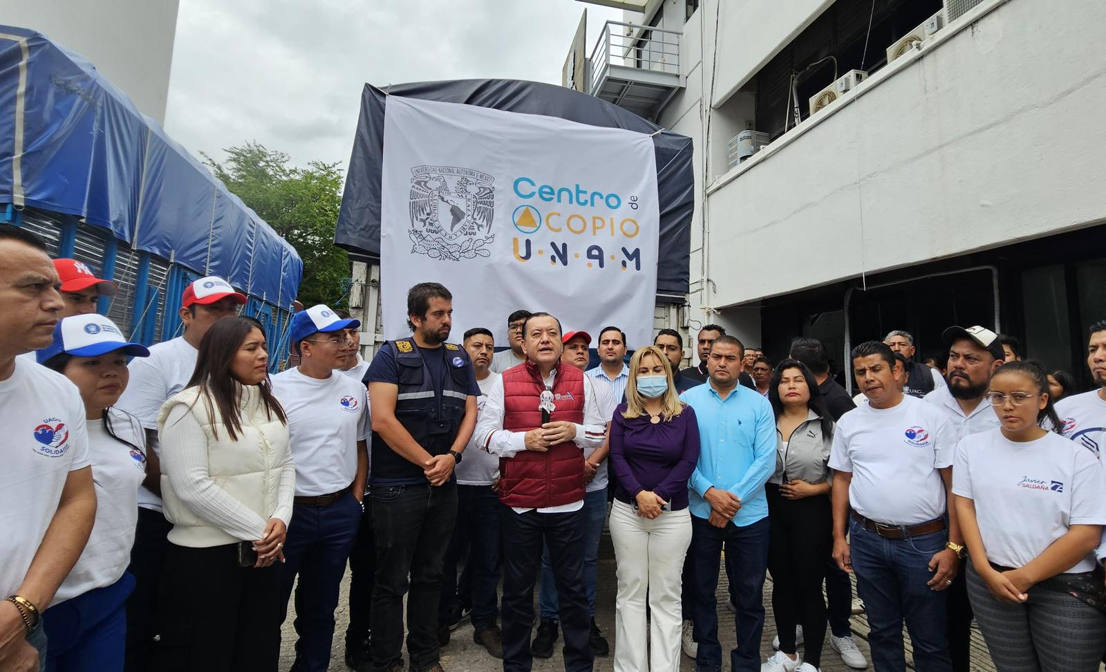 Recibe la UAGro de la UNAM 40 toneladas de ayuda para damnificados por John