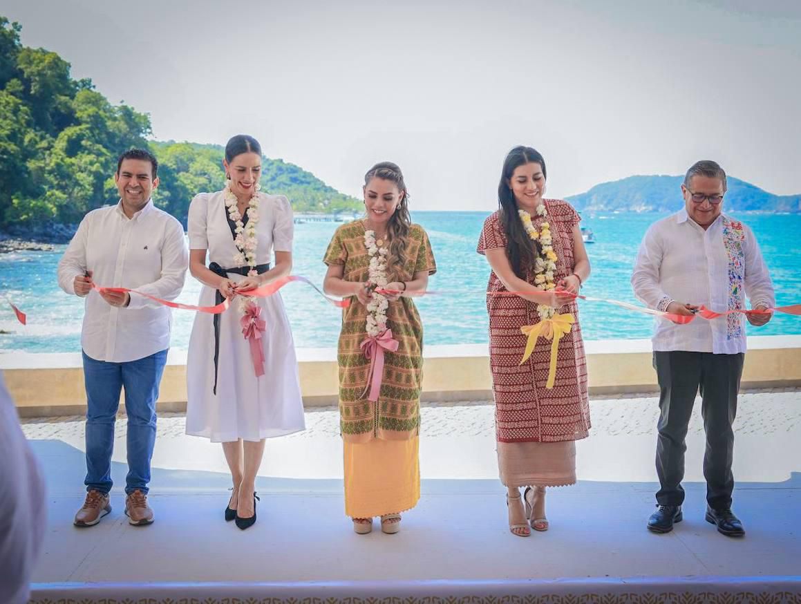Inauguran Evelyn Salgado y Liz Tapia el paseo turístico «Capricho del Rey» en Zihuatanejo