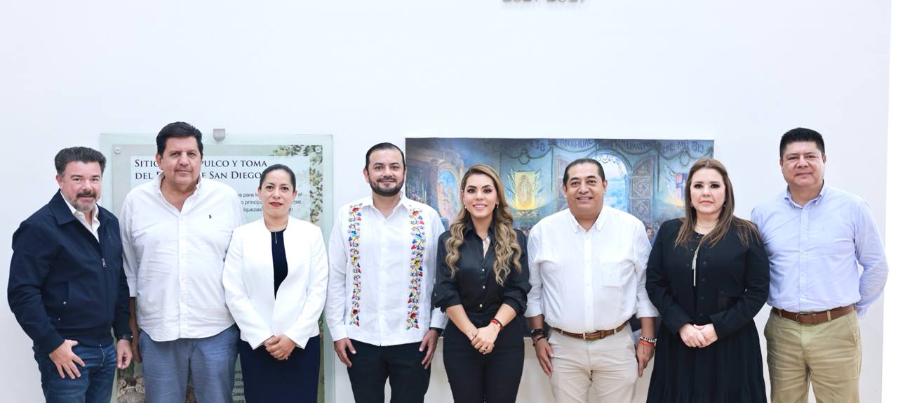 Acuerdan Evelyn Salgado y Congreso del Estado trabajo conjunto para desarrollo de Guerrero