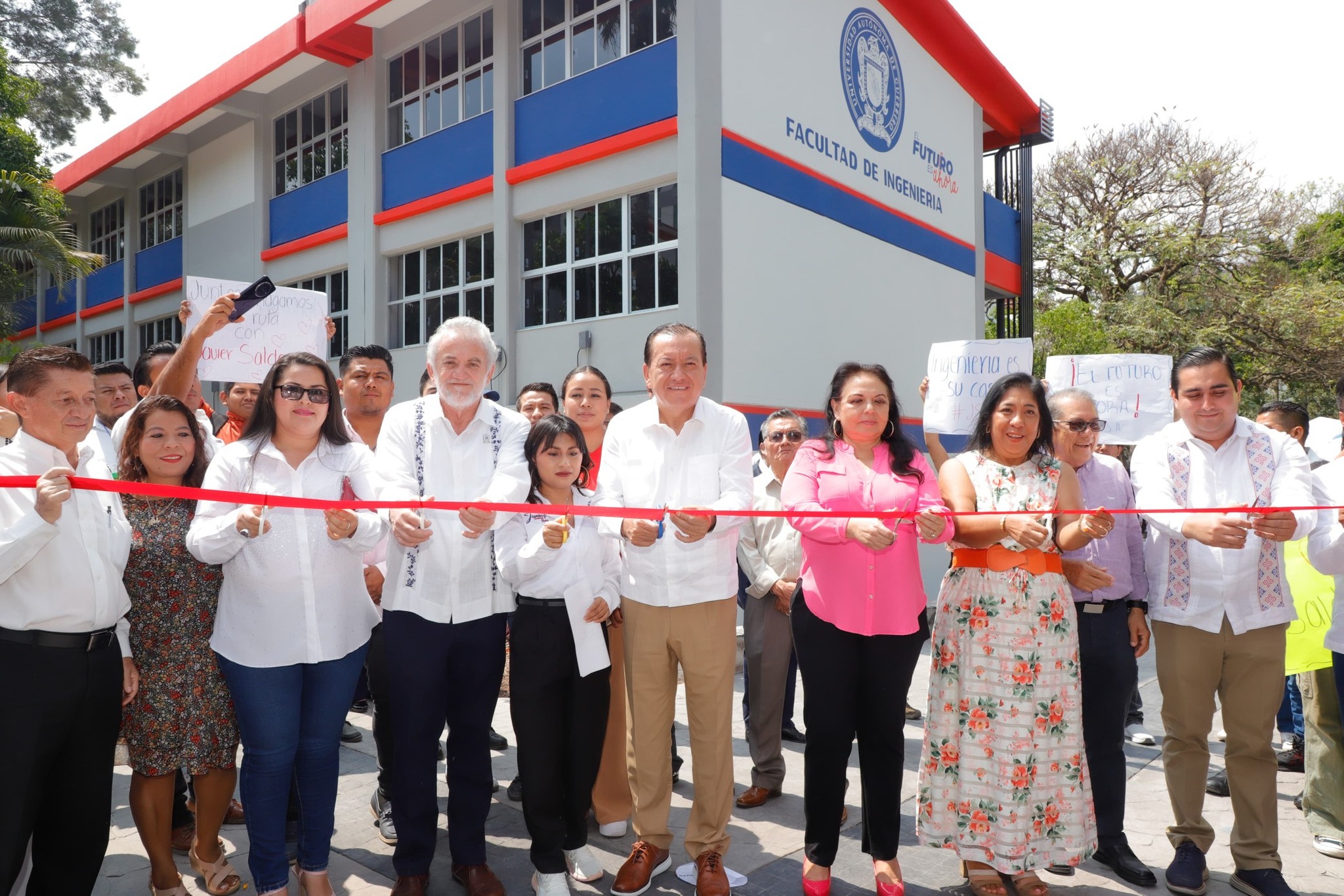 Inaugura Javier Saldaña nuevo edificio y actividades en la Facultad de Ingeniería de la UAGro