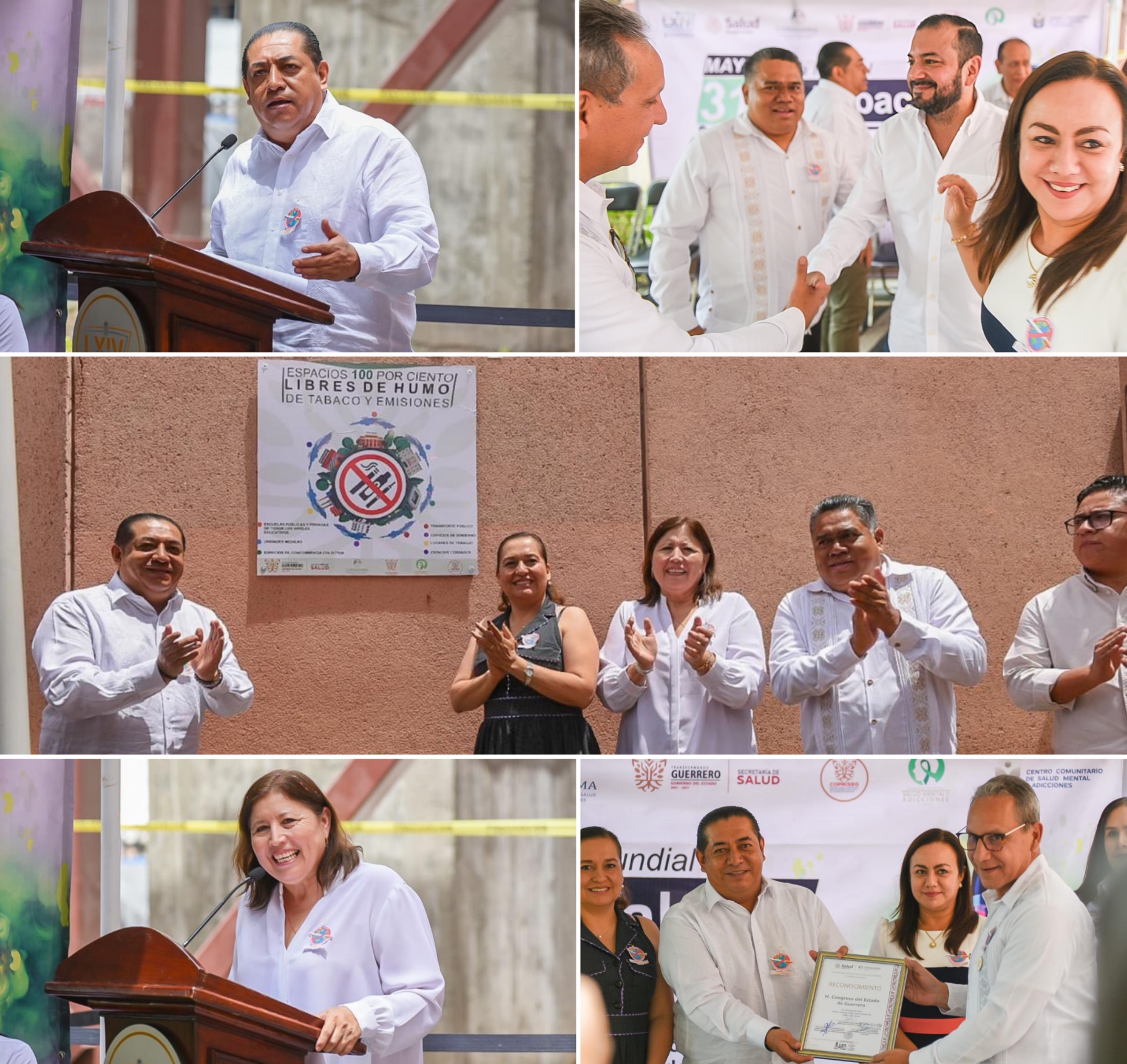 Declaran al Congreso de Guerrero como espacio 100% libre de humo de tabaco y emisiones