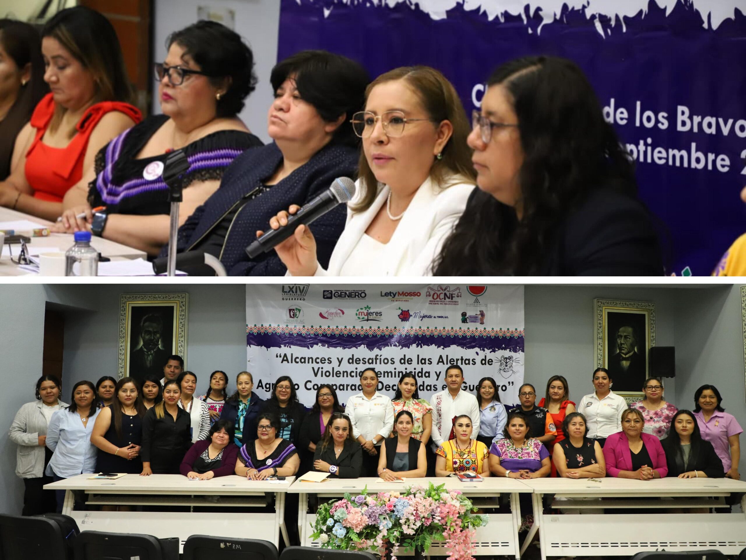 Analizan Congreso de Guerrero y organizaciones sociales avance de alertas de género en Guerrero