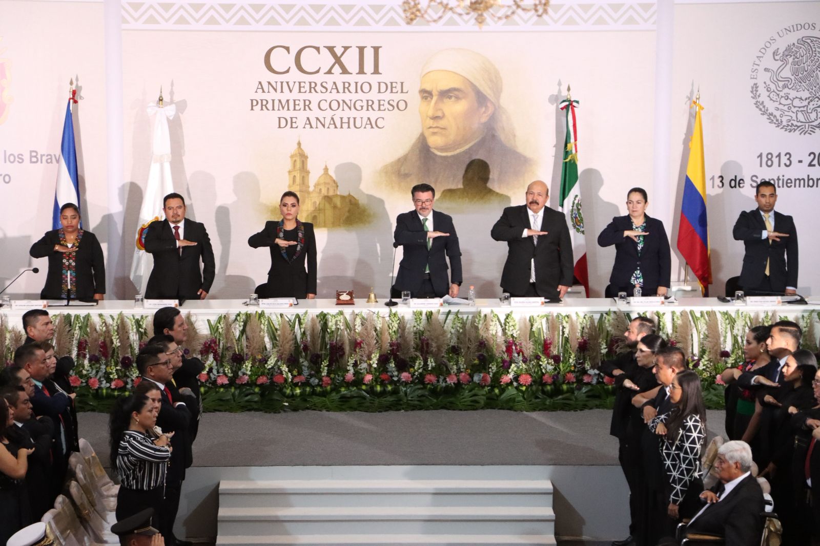 El mejor homenaje al Primer Congreso de Anáhuac, luchar por un país digno, justo y soberano: Carabias