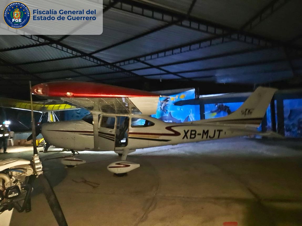 Decomisa la Fiscalía de Guerrero tres aeronaves en Arcelia