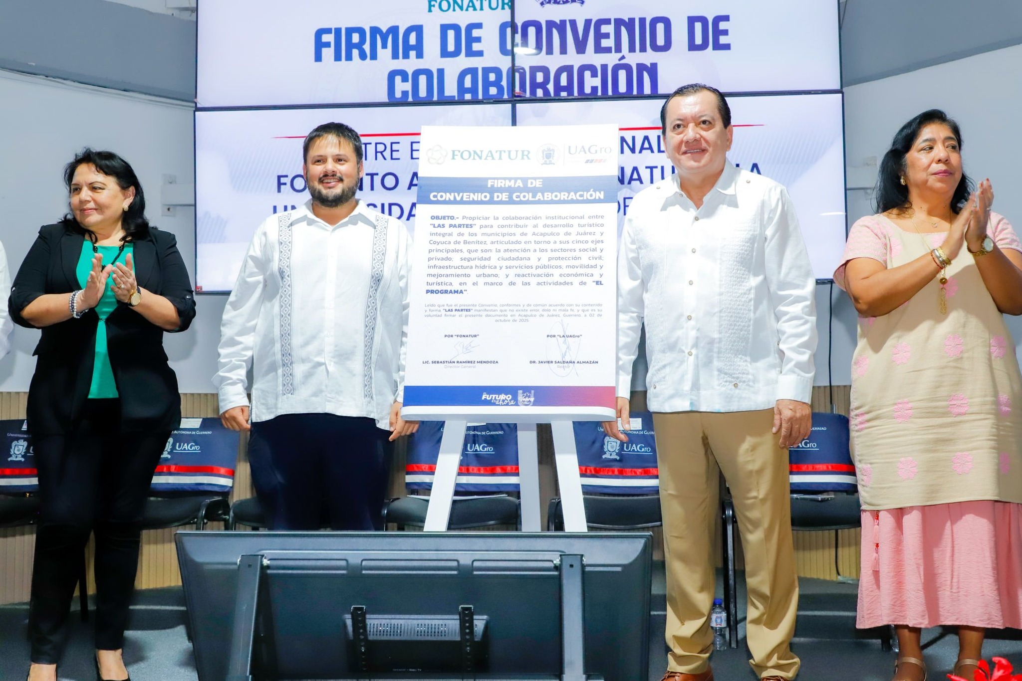 Firma la UAGro convenio con Fonatur para potenciar desarrollo turístico de Acapulco-Coyuca