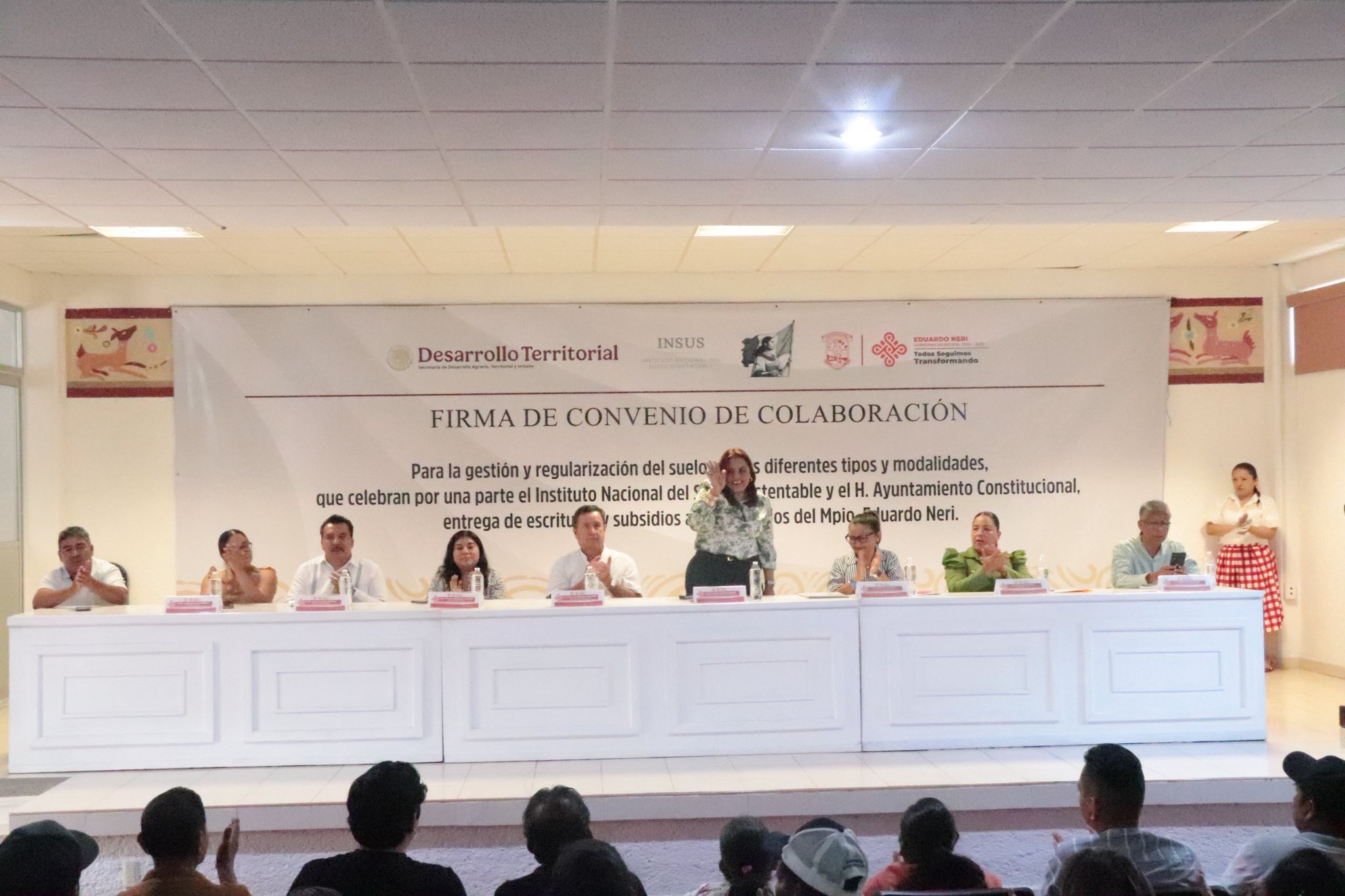Firma el Gobierno de Eduardo Neri convenio con el INSUS