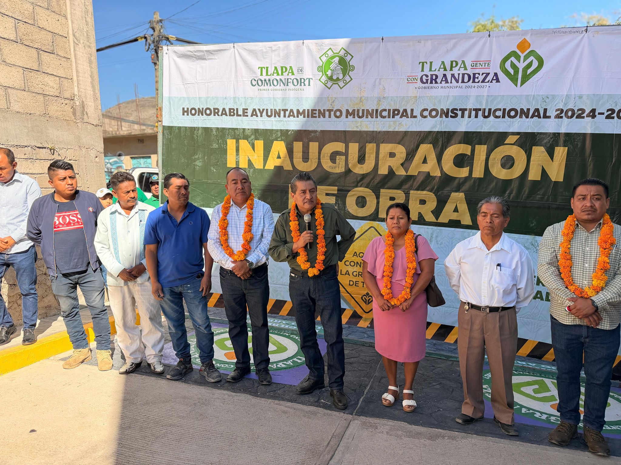 Entrega Gilberto Solano pavimentación y anuncia más apoyos para la colonia Jardín de Niños