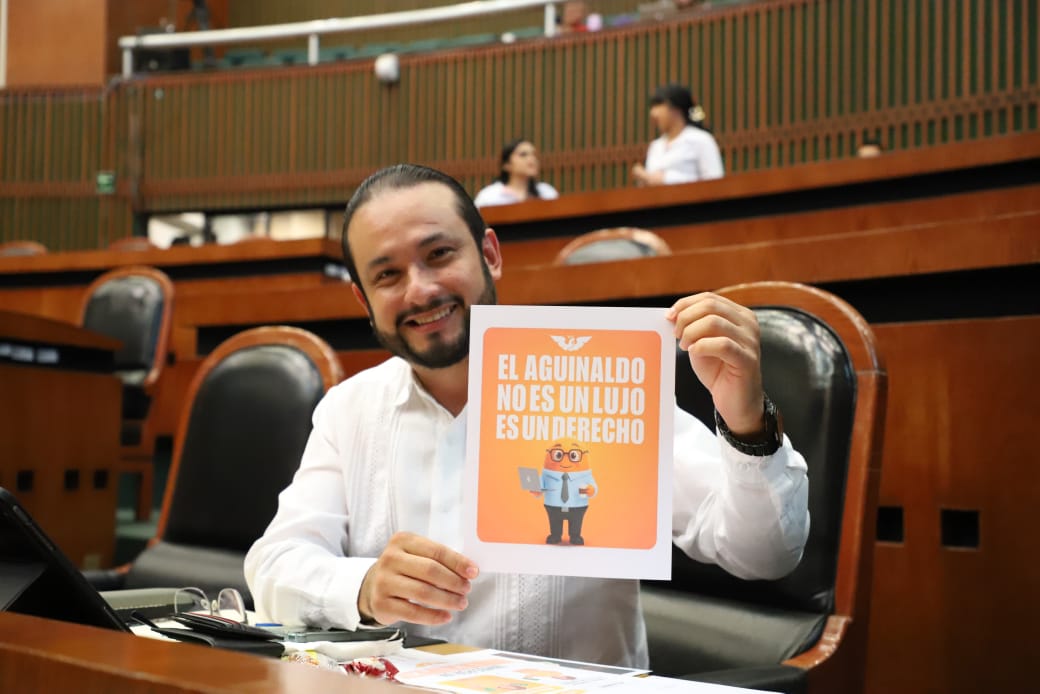 Propone Julián López en el Congreso de  Guerrero eliminar el ISR al aguinaldo
