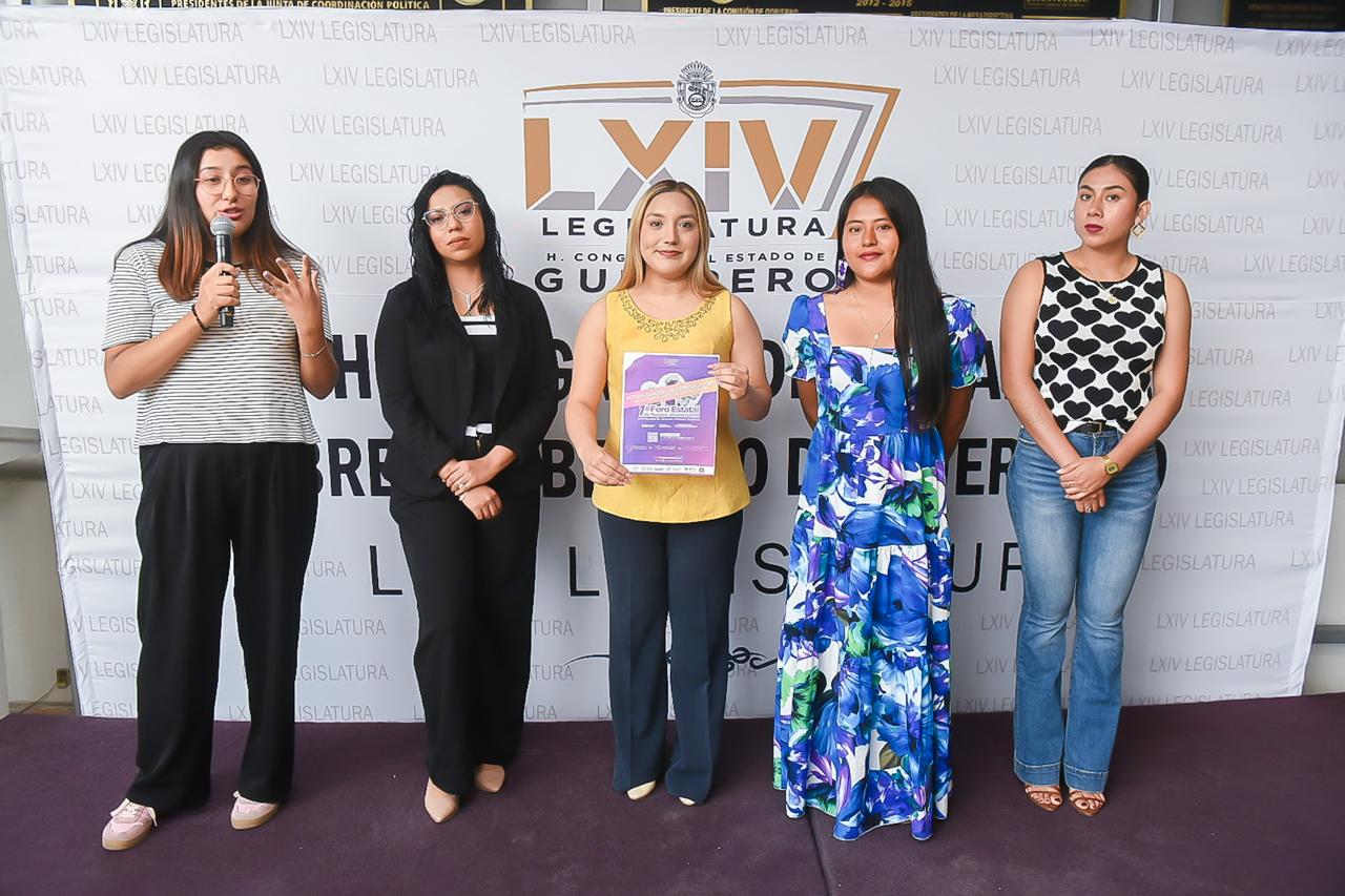 Anuncian en el Congreso del Estado el Primer Foro Estatal de Mujeres Jóvenes Guerrerenses 2026