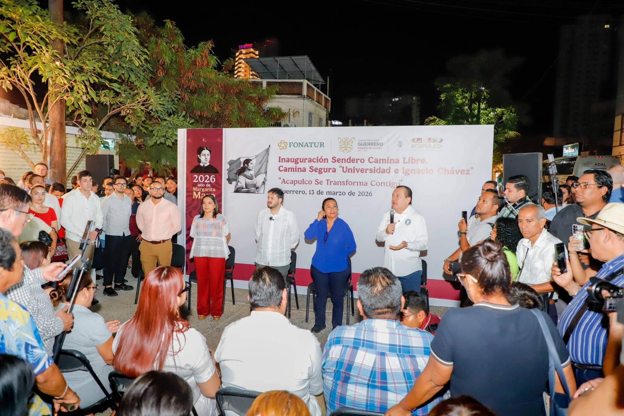 Asiste Saldaña a la inauguración del proyecto «Sendero Camina Libre, Camina Segura» en Acapulco