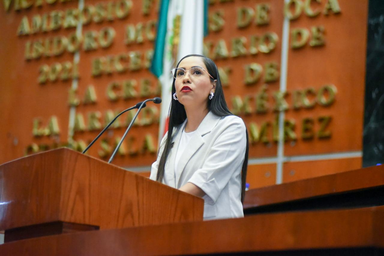 Plantea diputada paridad de género en la integración de la Jucopo del Congreso del Estado